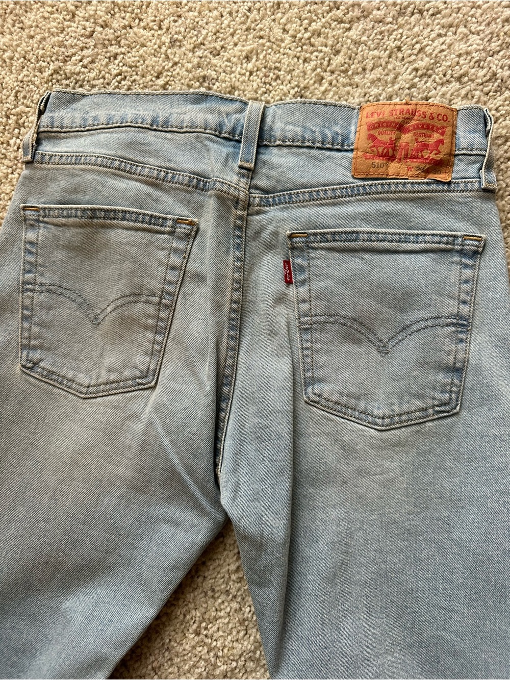 Levi’s Men's Light Blue 510 skinny Jeans - Picture 3 of 4